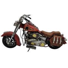 Redskin Bats Chopper Metal Dekoratif Motosiklet - Büyük Boy