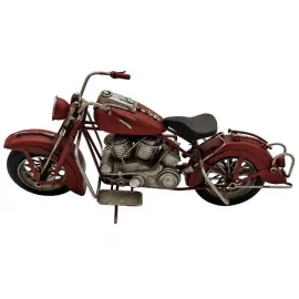 Scarlet Thunder Metal El Yapımı Dekoratif Motosiklet