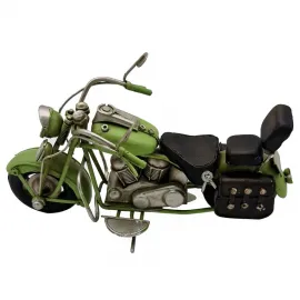 Jade Racer Metal Chopper Dekoratif Motosiklet