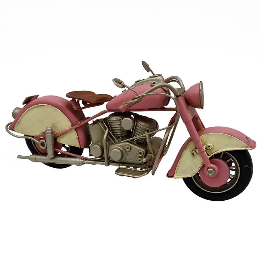 Klasik Injun Vintage Metal Dekoratif Motosiklet