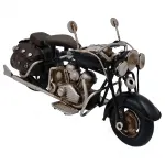El Yapımı Vintage Metal Dekoratif Motosiklet