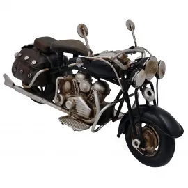 El Yapımı Vintage Metal Dekoratif Motosiklet