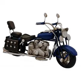 Dekoratif Vintage Metal Motosiklet Biblo - Klasik Cruiser Motosiklet Modeli