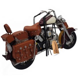 Dekoratif Metal Chopper Motosiklet (Büyük Boy)