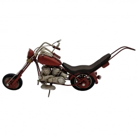 Ruddy Street Metal Chopper Dekoratif Motosiklet