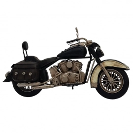 Black Ghost Dekoratif Metal Chopper Motosiklet