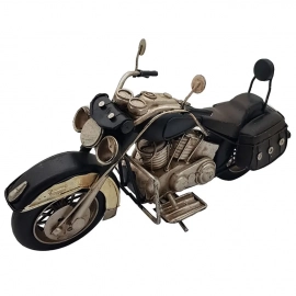 Black Ghost Dekoratif Metal Chopper Motosiklet