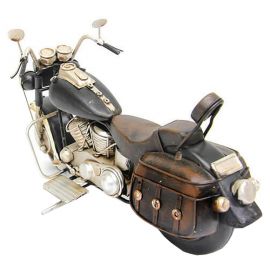 Dekoratif Metal Chopper Motosiklet (Siyah)
