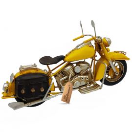 El Yapımı Dekoratif Nostaljik Metal Motosiklet
