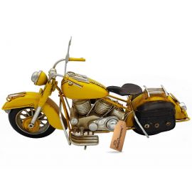 El Yapımı Dekoratif Nostaljik Metal Motosiklet