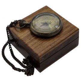 Kişiye Özel Pirinç Queen Victorian Pocket Watch 1875 Köstekli Bayan Cep Saati