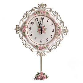 İncili Sessiz Sarkaçlı Duvar Saati