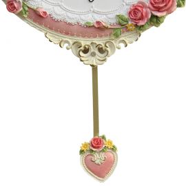 Farm House Melekli ve Sarkaçlı Duvar Saati