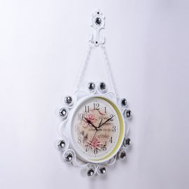 Dekoratif Taşlı ve Askılı Duvar Saati