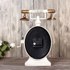 Telefon Formlu Antika Masa Saati