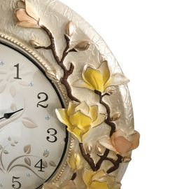 Bahar Dalları Büyük Boy Lüks Duvar Saati