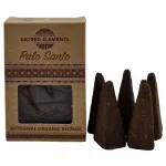 Sacred Elements Palo Santo Artisanal Organik Jumbo Koni Tütsü - 5 Adet