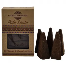 Sacred Elements Palo Santo Artisanal Organik Jumbo Koni Tütsü - 5 Adet