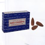 Satya Nag Champa Geri Akışlı Organik Tütsü 10 Adet