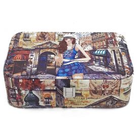 Aynalı Takı ve Saat Saklama Kutusu