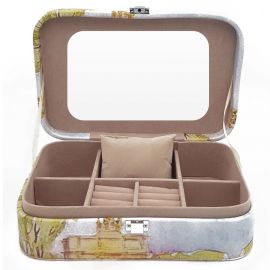 Aynalı Takı ve Saat Saklama Kutusu