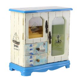 Marin Yelken Temalı 2 Çekmeceli Takı Şifonyeri