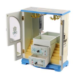 Retro Yelkenli Ahşap Takı Kutusu