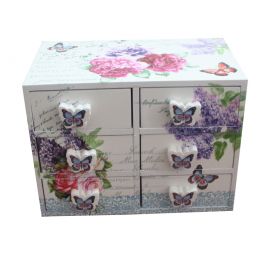 Kelebek Desenli Takı Kutusu