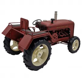 Metal Vintage Dekoratif Traktör Maketi - Nostaljik Ev / Ofis Dekoru
