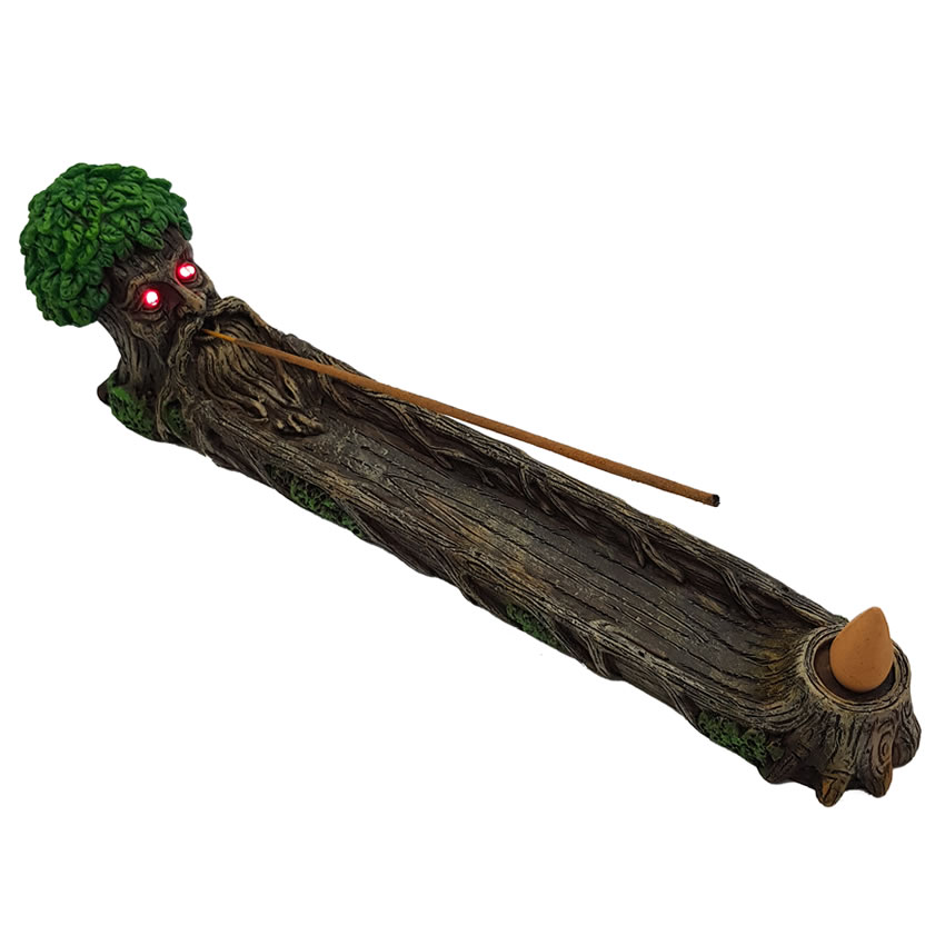 Led Gözlü Ağaç Adam Polyester Çubuk ve Koni Tütsülük