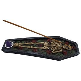 Skull Roses Polyester Çubuk ve Koni Tütsülük