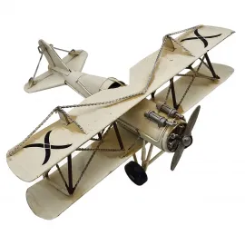 Dekoratif Metal Uçak Albatros D.V Avcı Uçağı