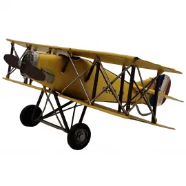Curtiss JN-7H "Jenny" El Yapımı Dekoratif Uçak Modeli – Vintage Biplane Tasarımı