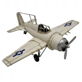 Dekoratif Metal Uçak Vintage Keşif Uçağı