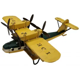 PBY Catalina El Yapımı Dekoratif Uçak Modeli - Amfibik Deniz ve Keşif Uçağı