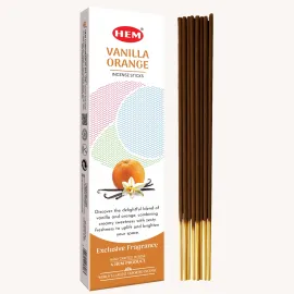 HEM Vanilla Orange Vanilya Portakal Organik Tütsü Çubukları