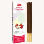 HEM Vanilla Strawberry Vanilya Çilek Organik Tütsü Çubukları