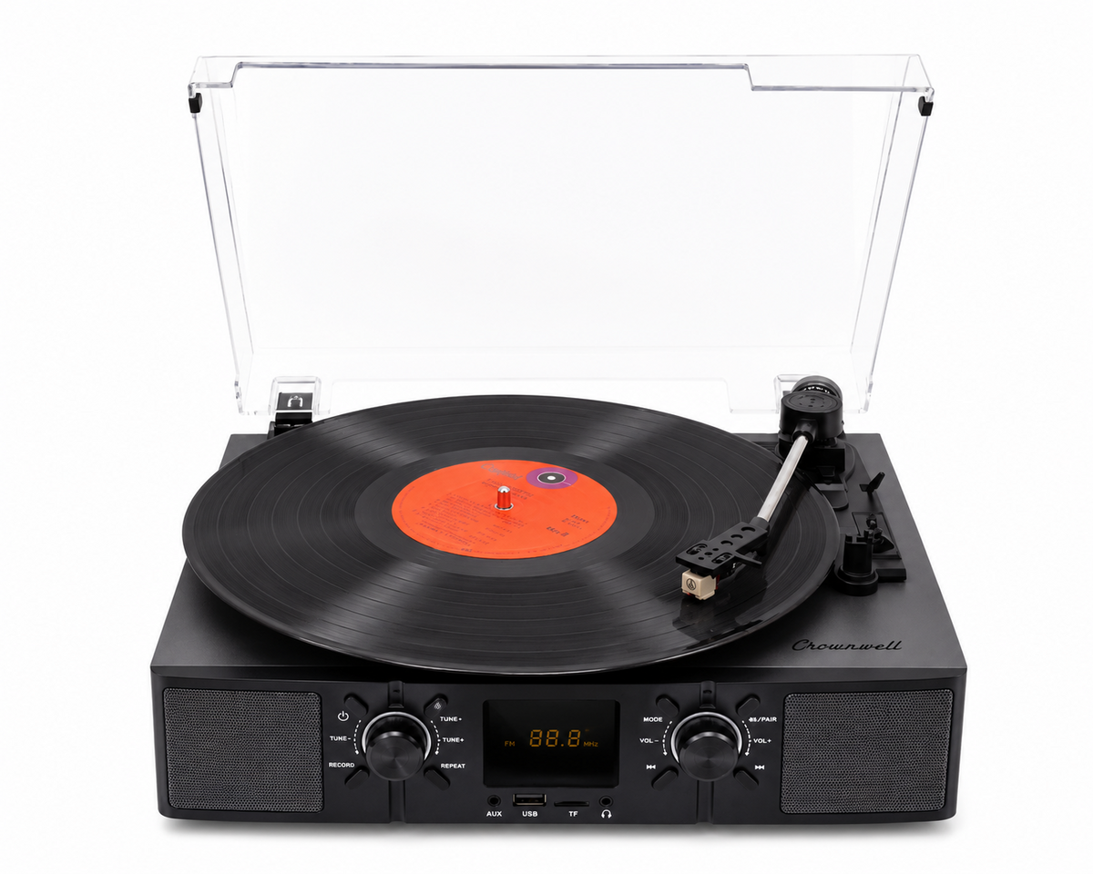 Crownwell Turntable Record Player Vegas C-12 Crownwell Turntable Record Player Vegas C-12