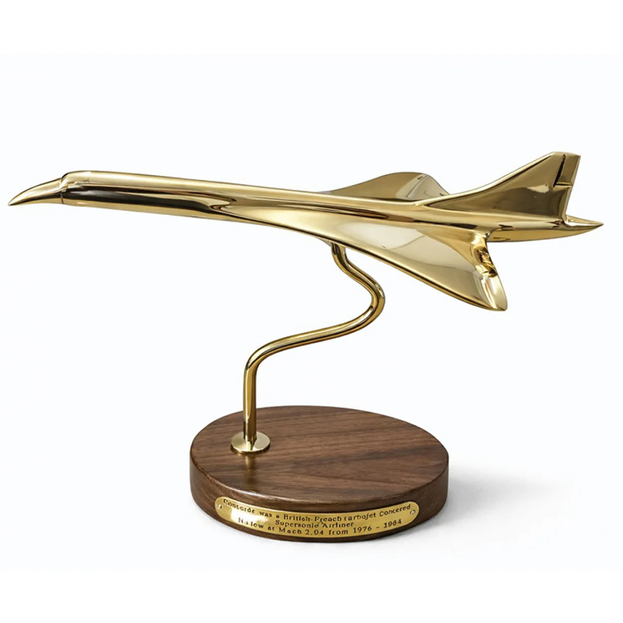 Lüks Pirinç Concorde Uçak Modeli: Efsanevi Süpersonik Hava Yolculuğunun İkonik Biblosu Lüks Pirinç Concorde Uçak Modeli: Efsanevi Süpersonik Hava Yolculuğunun İkonik Biblosu