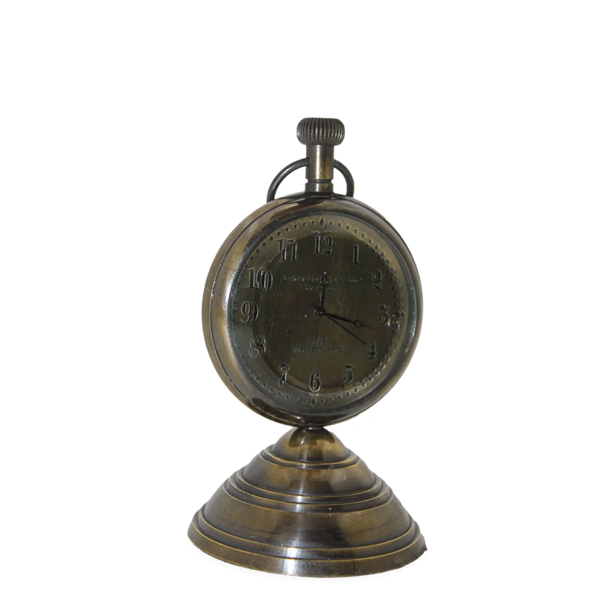 Vintage Tasarım Antik Pirinç Masa Saati | Dekoratif Ofis ve Ev Aksesuarı | Estetik Hediye Vintage Tasarım Antik Pirinç Masa Saati | Dekoratif Ofis ve Ev Aksesuarı | Estetik Hediye