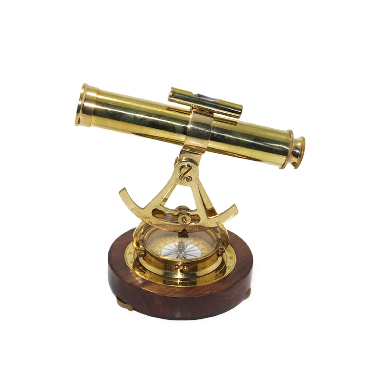 Antika Görünümlü Masa Üstü Pirinç Pusulalı Dekoratif Dürbün Teleskop Hediyelik Antika Görünümlü Masa Üstü Pirinç Pusulalı Dekoratif Dürbün Teleskop Hediyelik