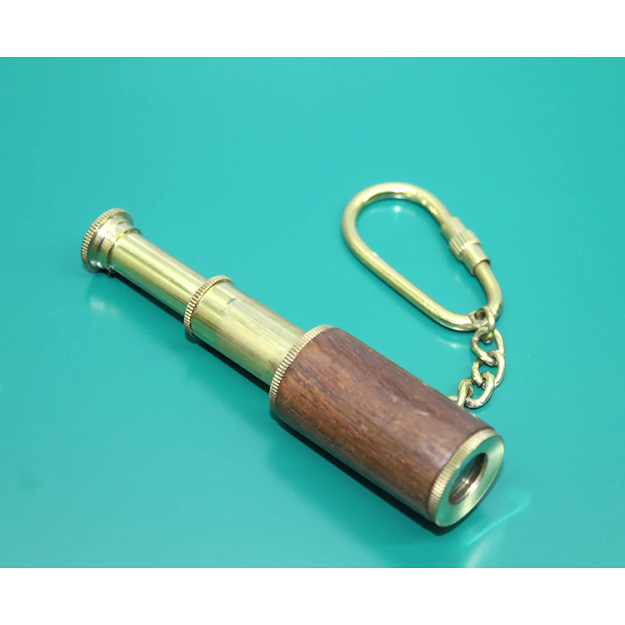Denizci Temalı Hakiki Pirinç ve Ahşap Detaylı Minyatür Teleskop Dürbün Anahtarlık – 9 cm Boyutunda Denizci Temalı Hakiki Pirinç ve Ahşap Detaylı Minyatür Teleskop Dürbün Anahtarlık – 9 cm Boyutunda
