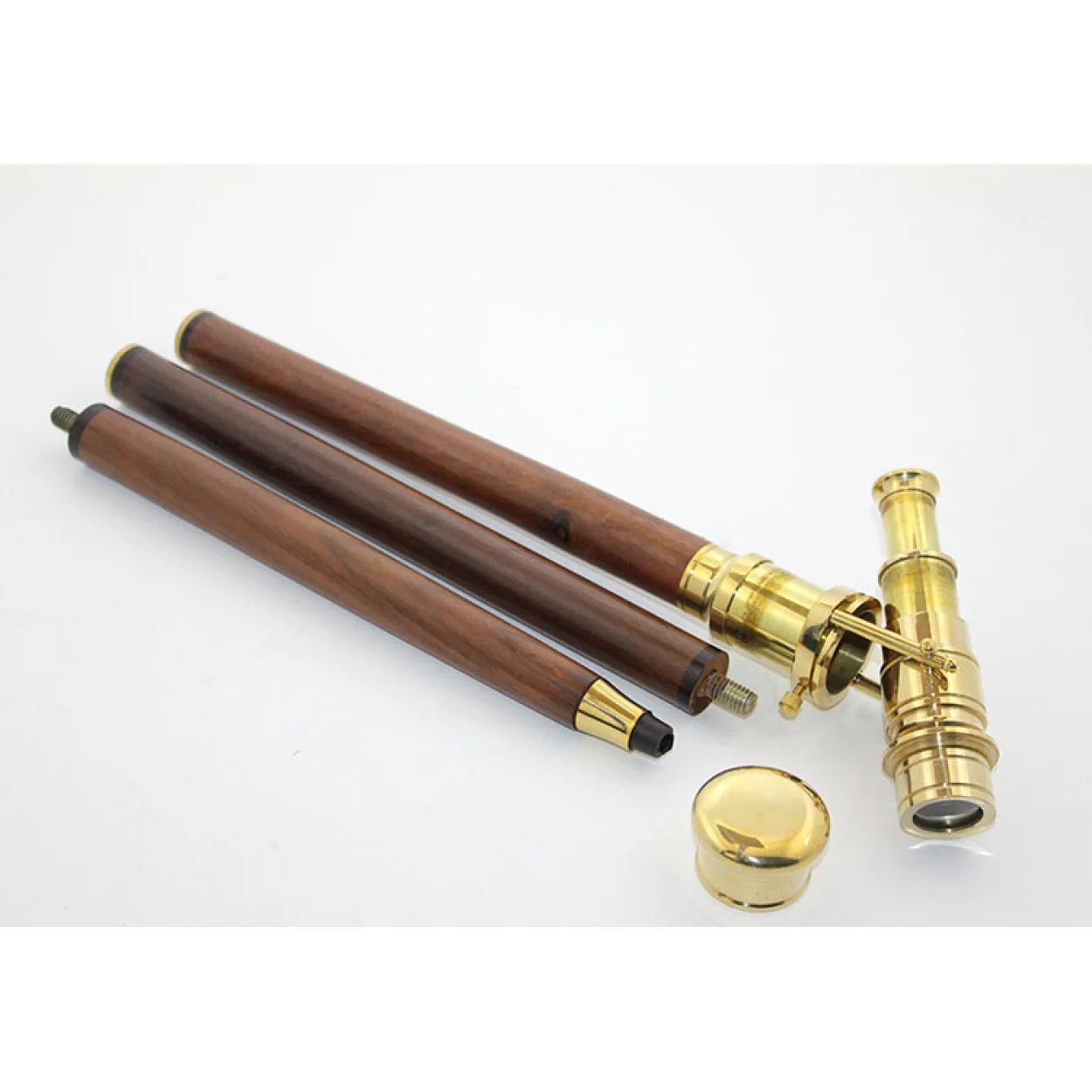 Vintage Stil Pirinç Teleskoplu Katlanabilir Ahşap Baston Yürüyüş Aksesuarı 95 Cm Vintage Stil Pirinç Teleskoplu Katlanabilir Ahşap Baston Yürüyüş Aksesuarı 95 Cm
