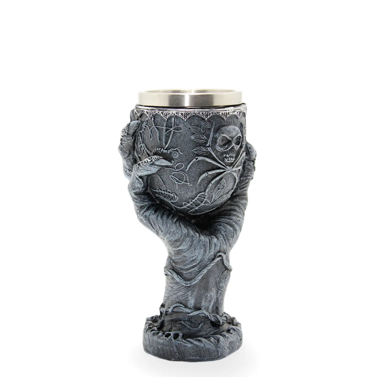 Gotik El Tasarımı Paslanmaz Çelik Kadeh Bardak | Fantastik Dekoratif İçecek Bardağı Gotik El Tasarımı Paslanmaz Çelik Kadeh Bardak | Fantastik Dekoratif İçecek Bardağı