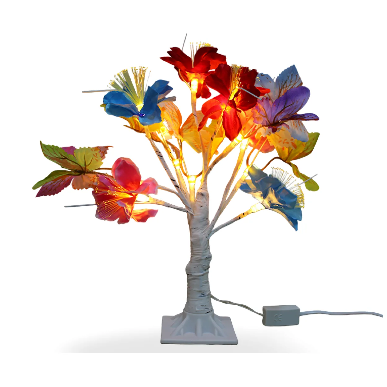 Büyüleyici Renk Geçişli Işıklı Yapay Ağaç: Fiber Optik Ledli Dekoratif Çiçek Lambası Büyüleyici Renk Geçişli Işıklı Yapay Ağaç: Fiber Optik Ledli Dekoratif Çiçek Lambası