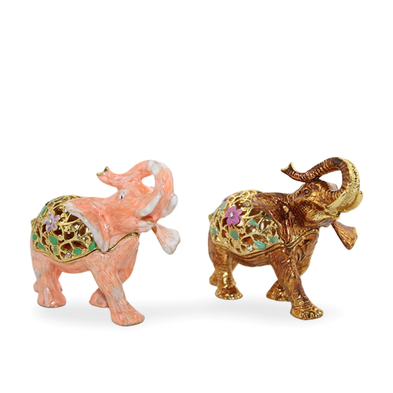 Zarif Swaroski Taşlı El Boyaması Fil Biblo | Ev ve Ofis İçin Lüks Dekoratif Figür Zarif Swaroski Taşlı El Boyaması Fil Biblo | Ev ve Ofis İçin Lüks Dekoratif Figür