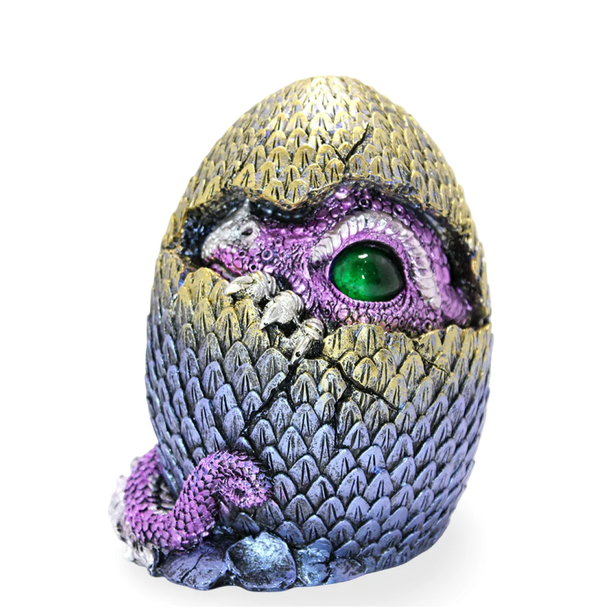 Parıldayan Ejderha Gözü Tasarımlı LED Işıklı Polyester Biblo | Fantasy Dekor Figürü Parıldayan Ejderha Gözü Tasarımlı LED Işıklı Polyester Biblo | Fantasy Dekor Figürü