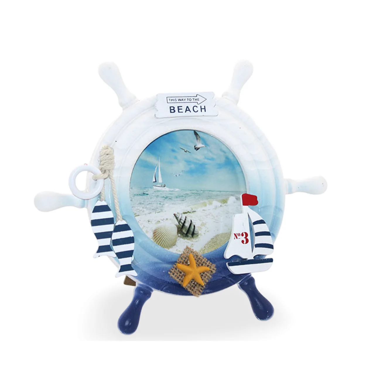 Ahşap Marin Dümen Temalı Fotoğraf Çerçevesi - Denizcilik Esintili Dekoratif Resim Çerçevesi Ahşap Marin Dümen Temalı Fotoğraf Çerçevesi - Denizcilik Esintili Dekoratif Resim Çerçevesi