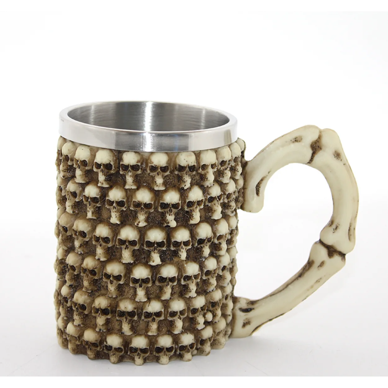 Gotik Tarz Paslanmaz Çelik Kurukafa Kupa Bardak | Eşsiz Tasarım ve El Yapımı Detaylar Gotik Tarz Paslanmaz Çelik Kurukafa Kupa Bardak | Eşsiz Tasarım ve El Yapımı Detaylar