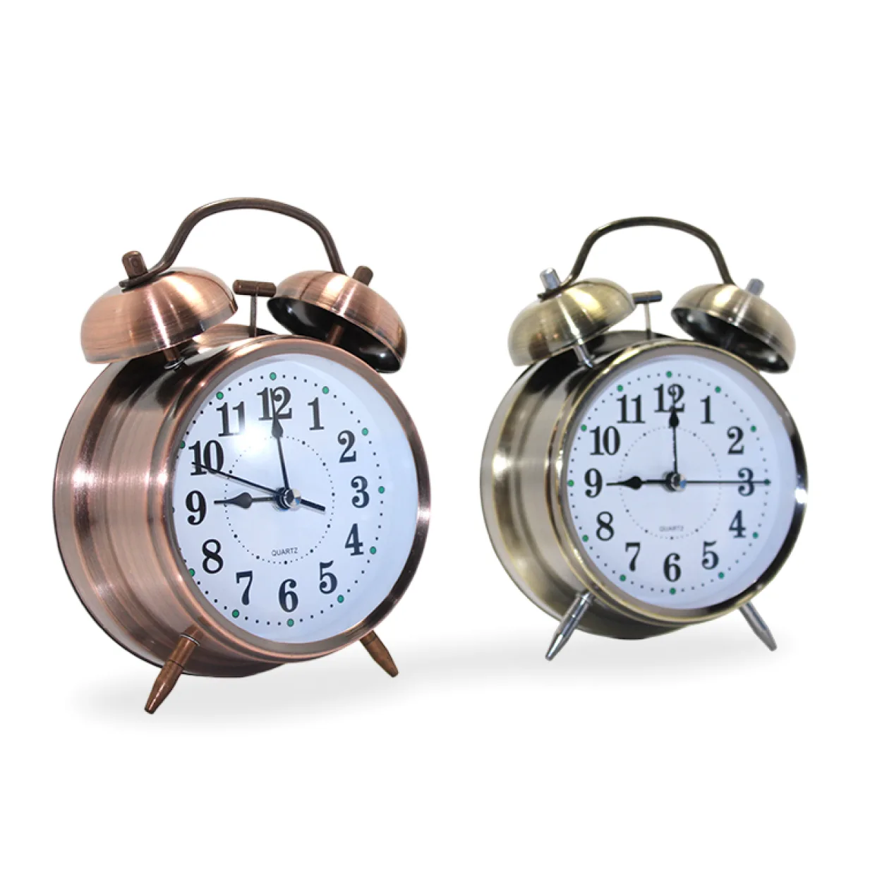 Vintage Metal Çalar Saat Eskitme Bakır/Pirinç Renk Seçenekli Retro Tasarım Dekoratif Masa Saati Vintage Metal Çalar Saat Eskitme Bakır/Pirinç Renk Seçenekli Retro Tasarım Dekoratif Masa Saati